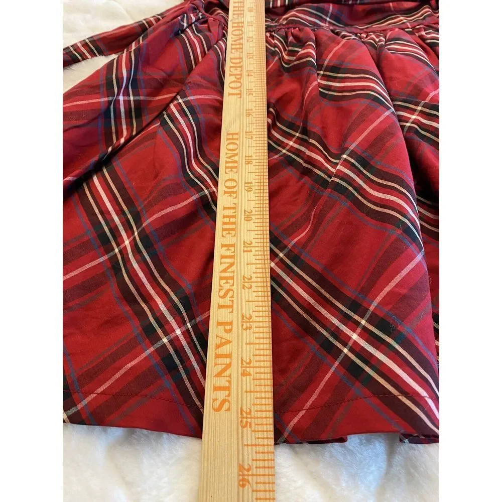 Carter's Red Plaid Holiday Dress